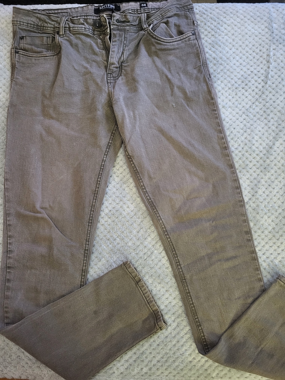 Spitfire Women's Skinny Jeans in Taupe‎ Size 34 Waist